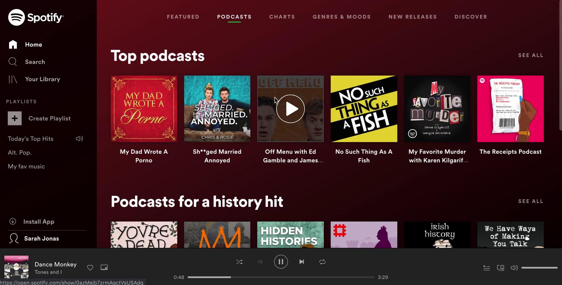 General browsing on Spotify video thumbnail