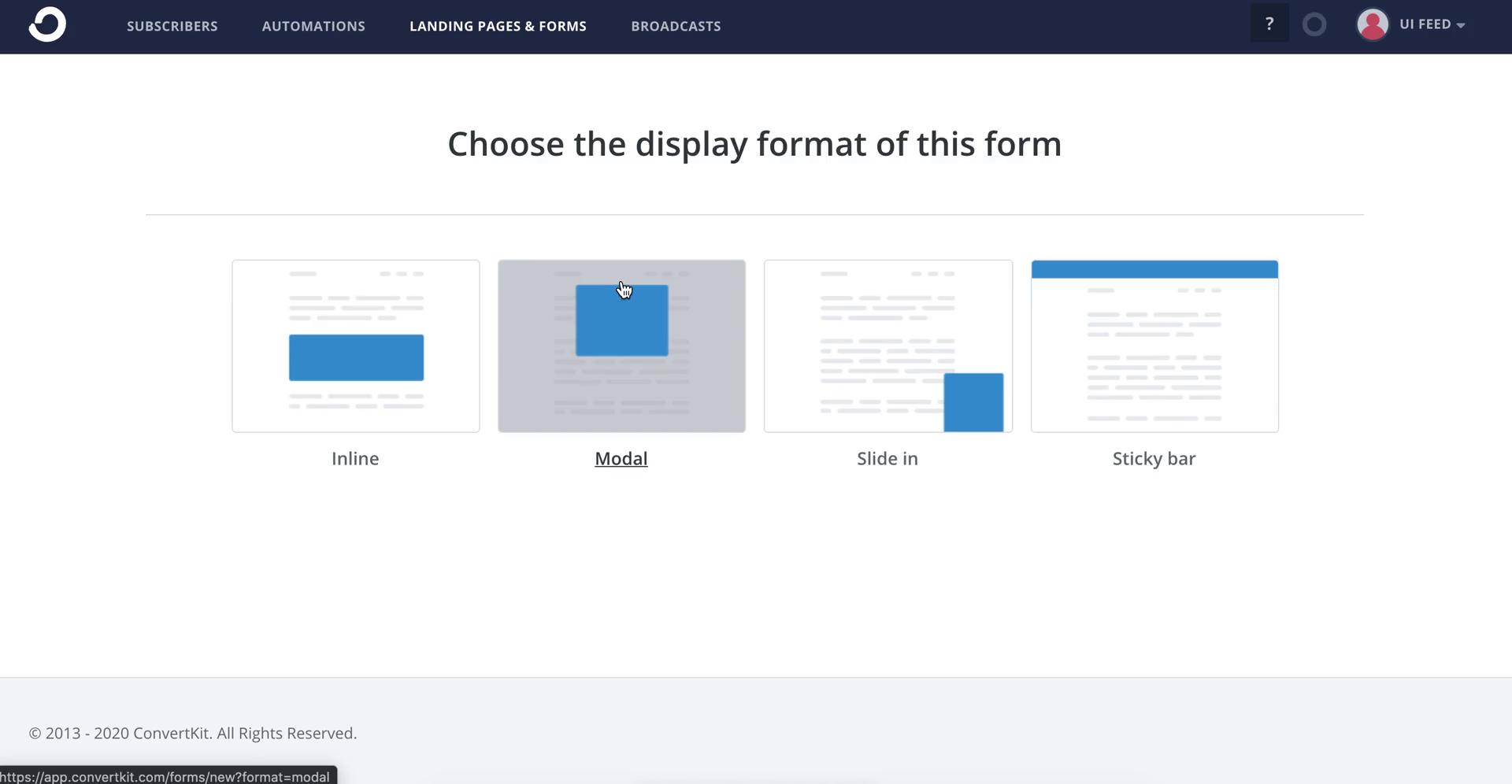 Creating a form screenshot