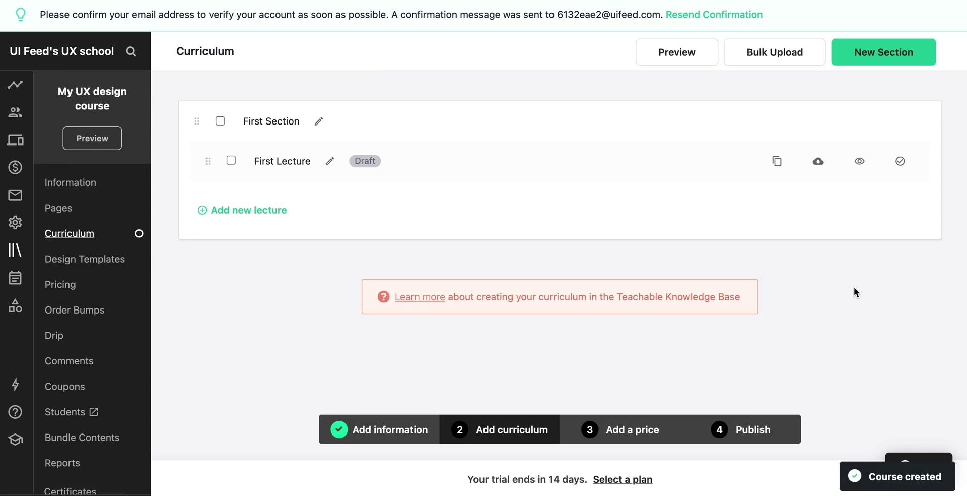 Onboarding screenshot