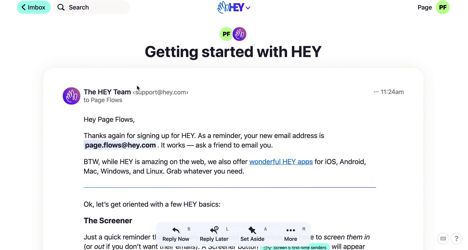 Onboarding on Hey video thumbnail