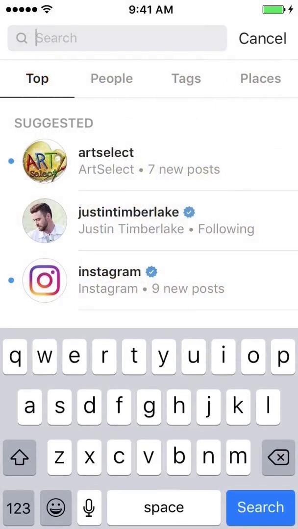 Searching on Instagram video thumbnail