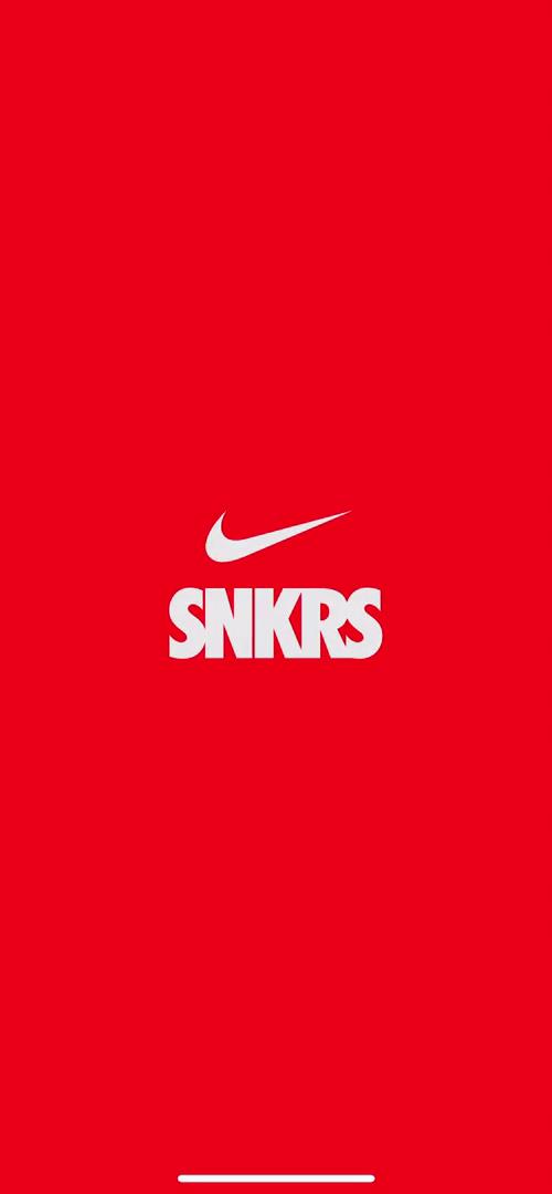 SNKRS by Nike splash screen screenshot