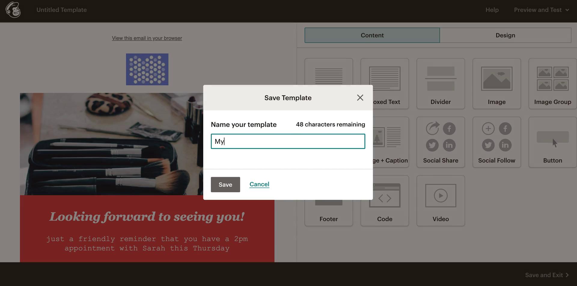 Creating a template on Mailchimp video thumbnail