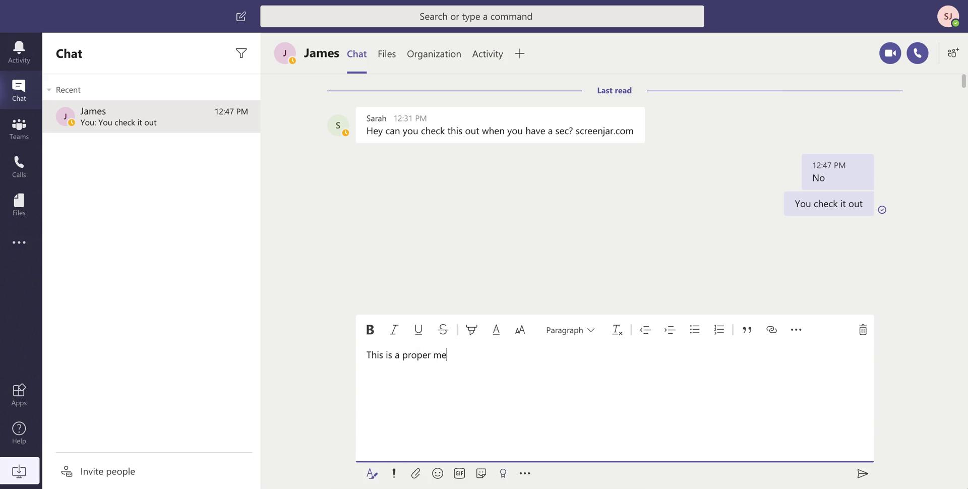 General browsing on Microsoft Teams video thumbnail