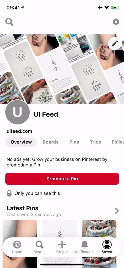 Business sign up screenshot