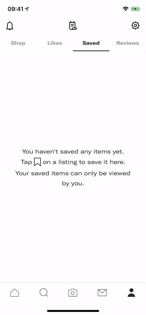 Saved items video thumbnail