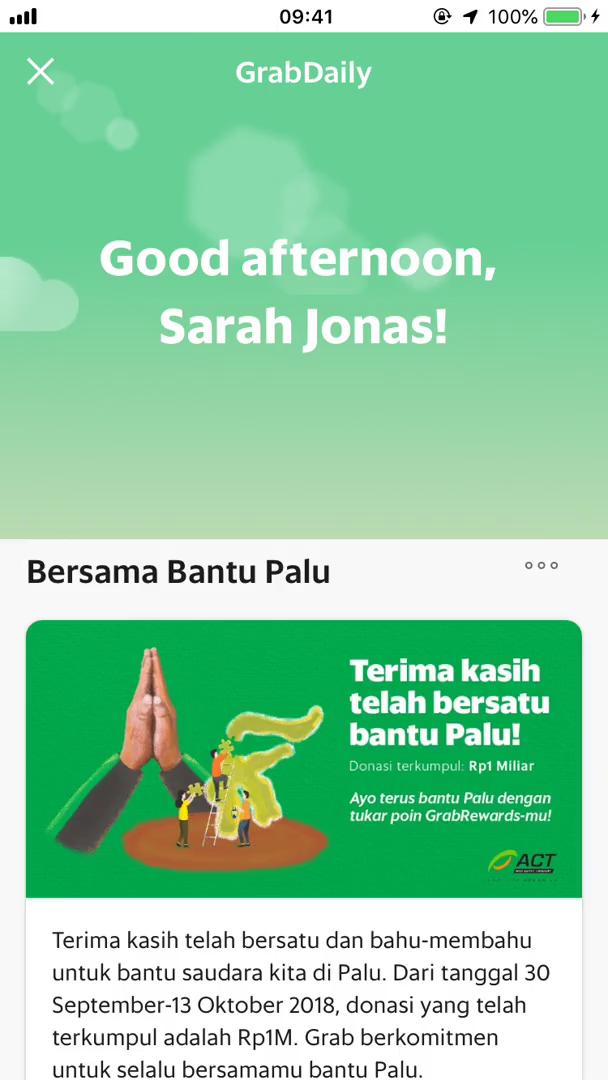 General browsing on Grab video thumbnail