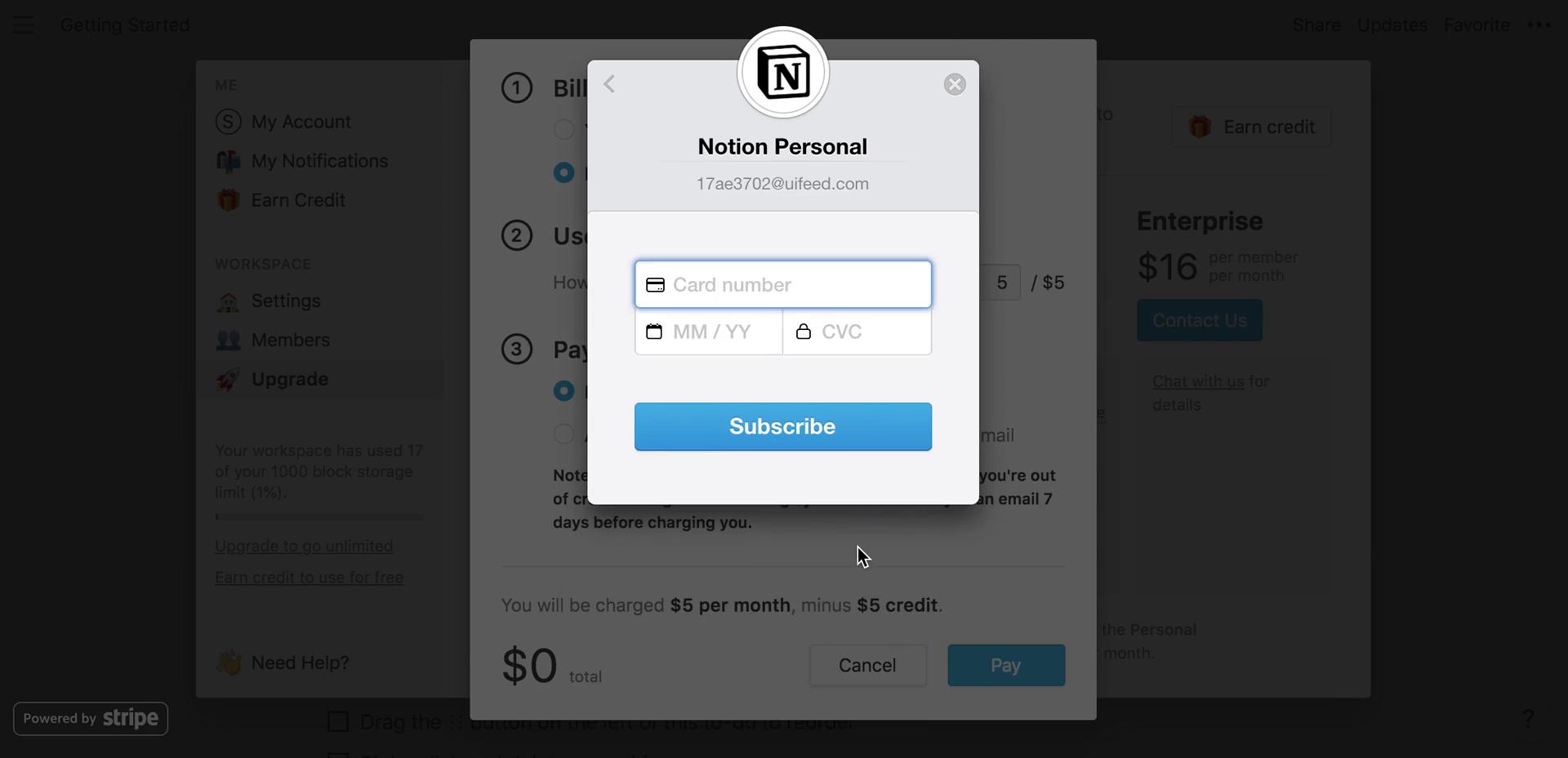 Upgrading your account on Notion video thumbnail