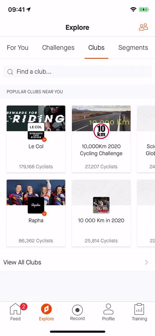 Discovering content on Strava video thumbnail