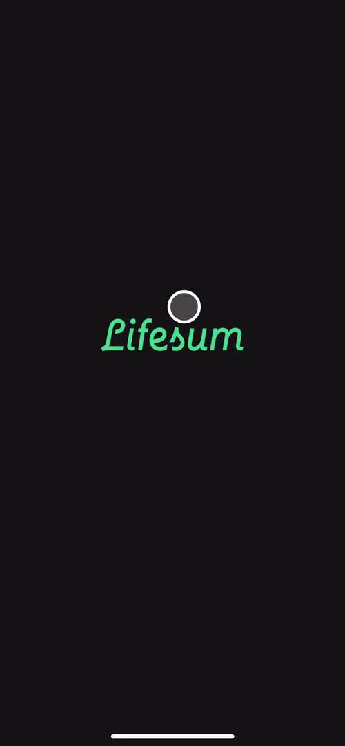 Screenshot of Splash screen on Onboarding on Lifesum user flow