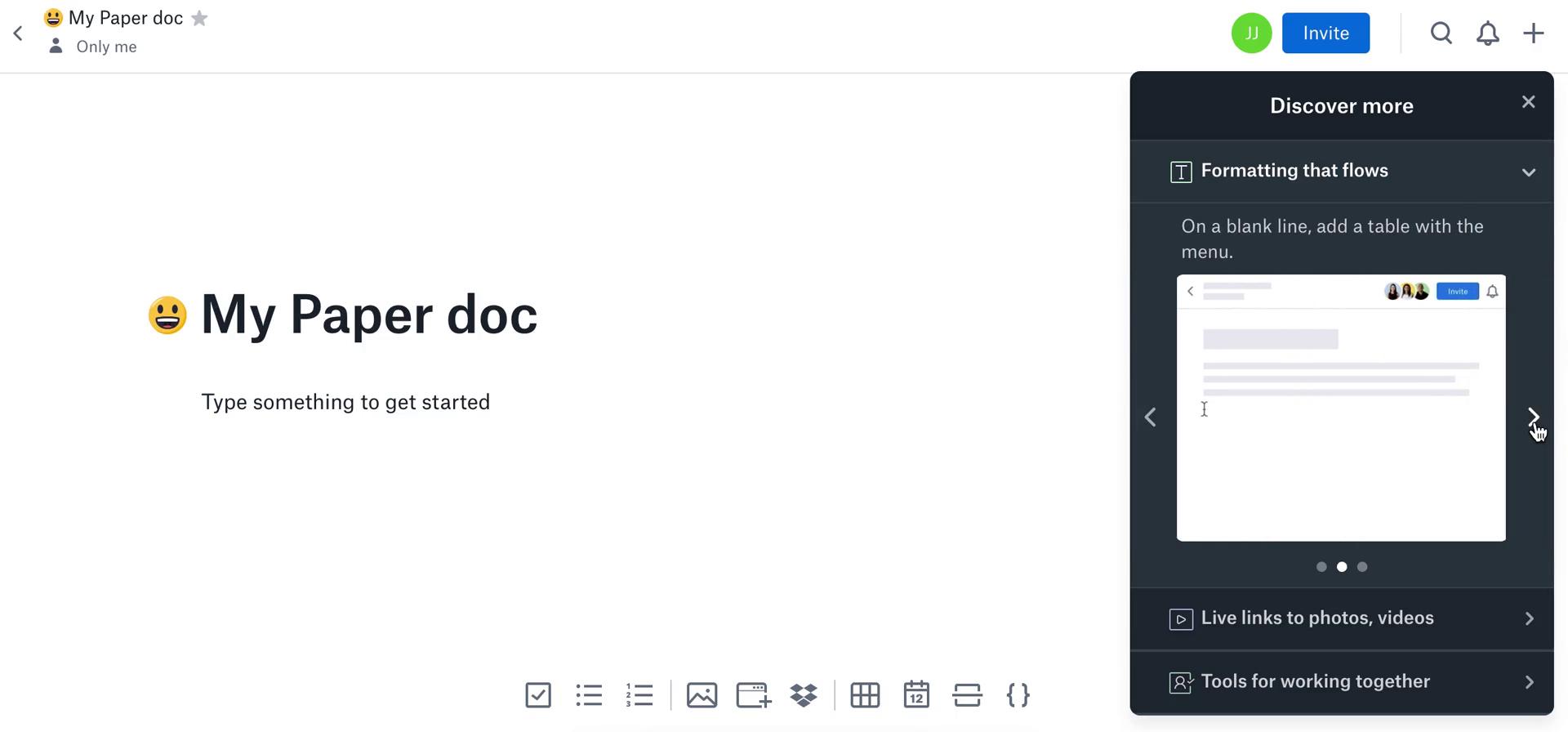 Accepting an invite on Dropbox Paper video thumbnail