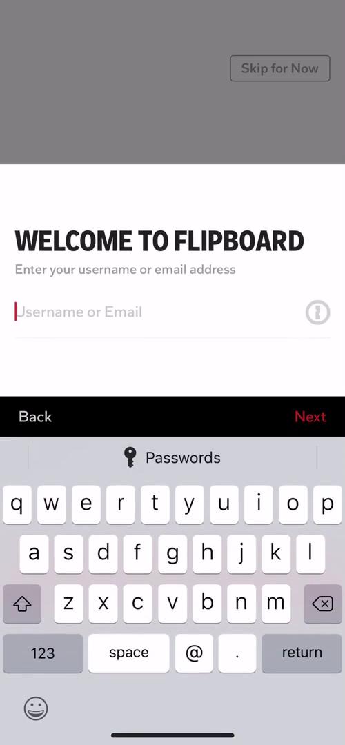 Onboarding screenshot