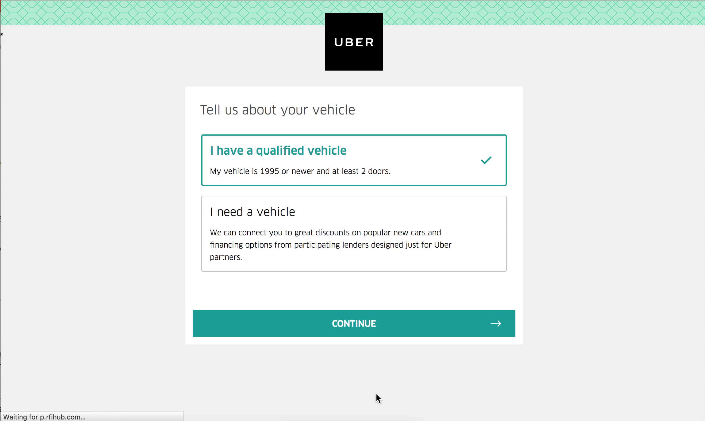 Uber  screenshot
