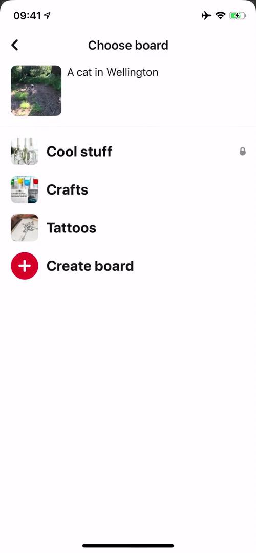 Creating a post on Pinterest video thumbnail