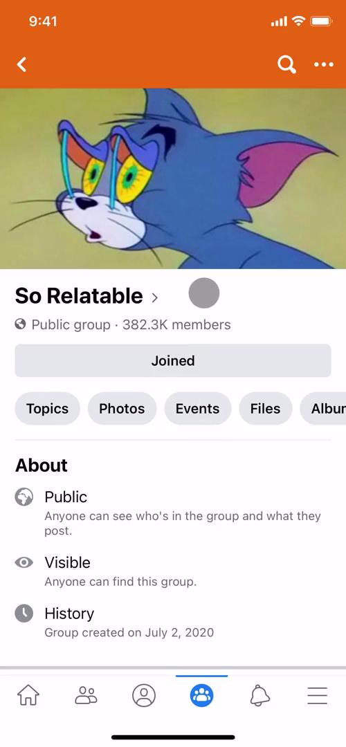 Joining a group on Facebook video thumbnail