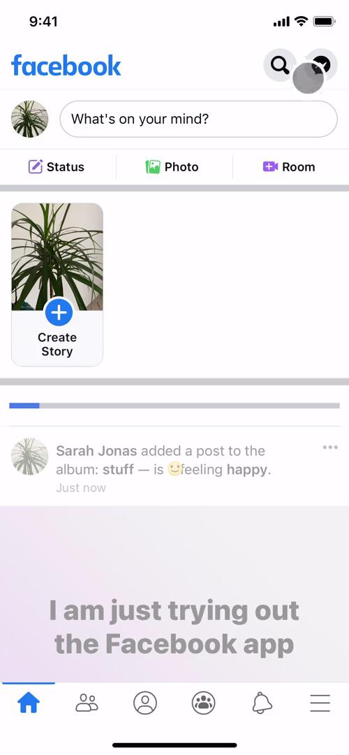 Creating a post on Facebook video thumbnail