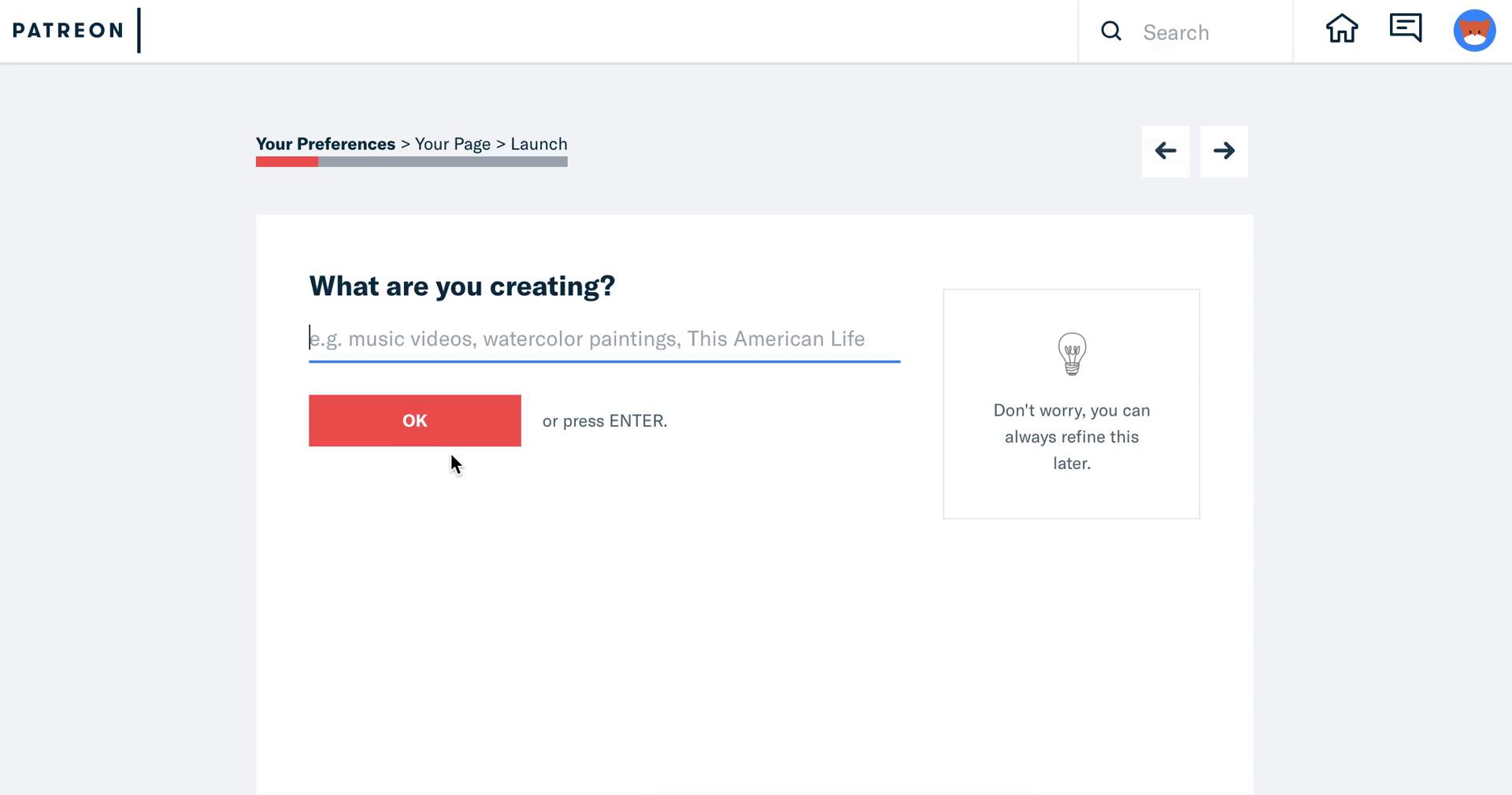 Onboarding screenshot