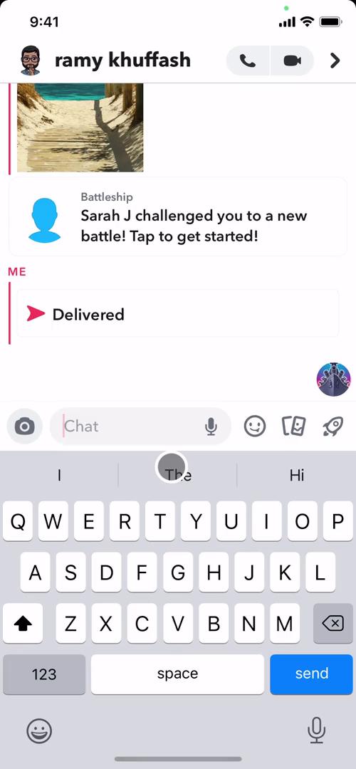 Chat screenshot