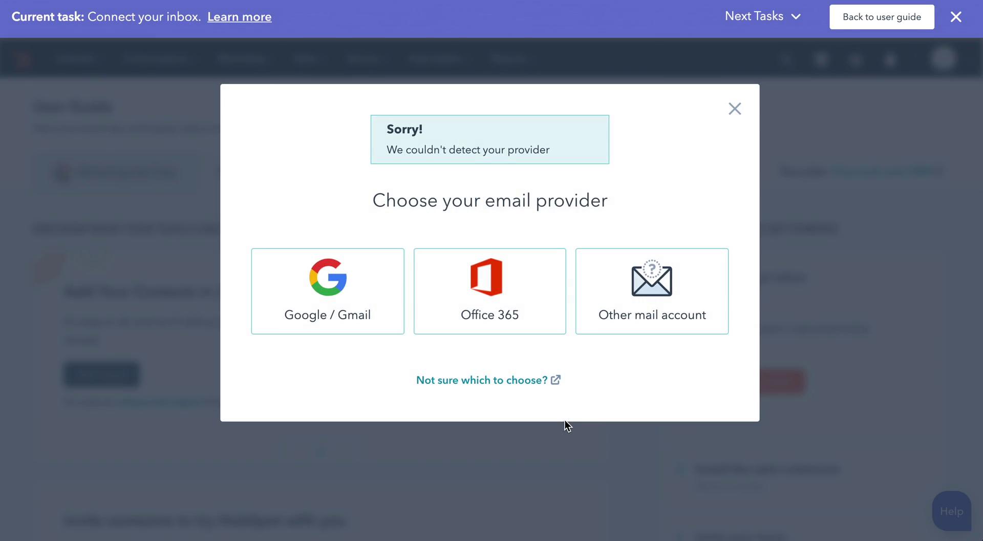 Onboarding screenshot