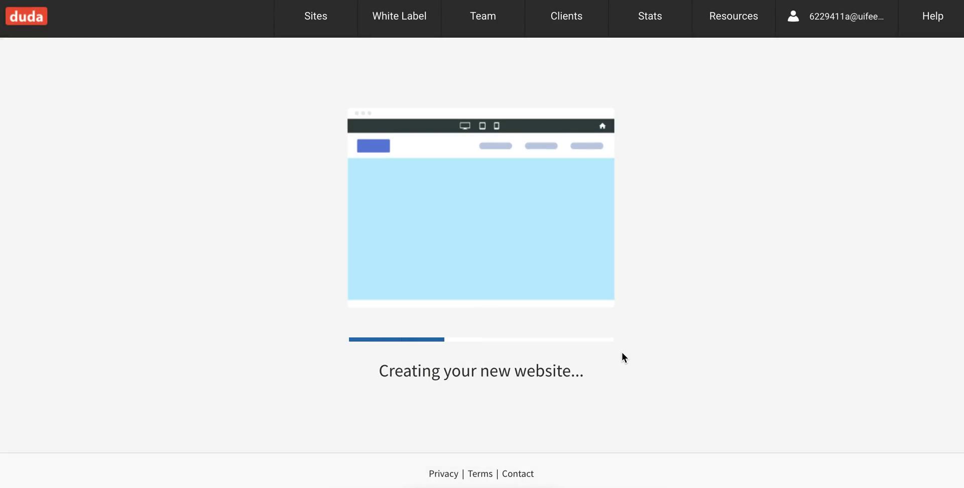 Creating a website screenshot