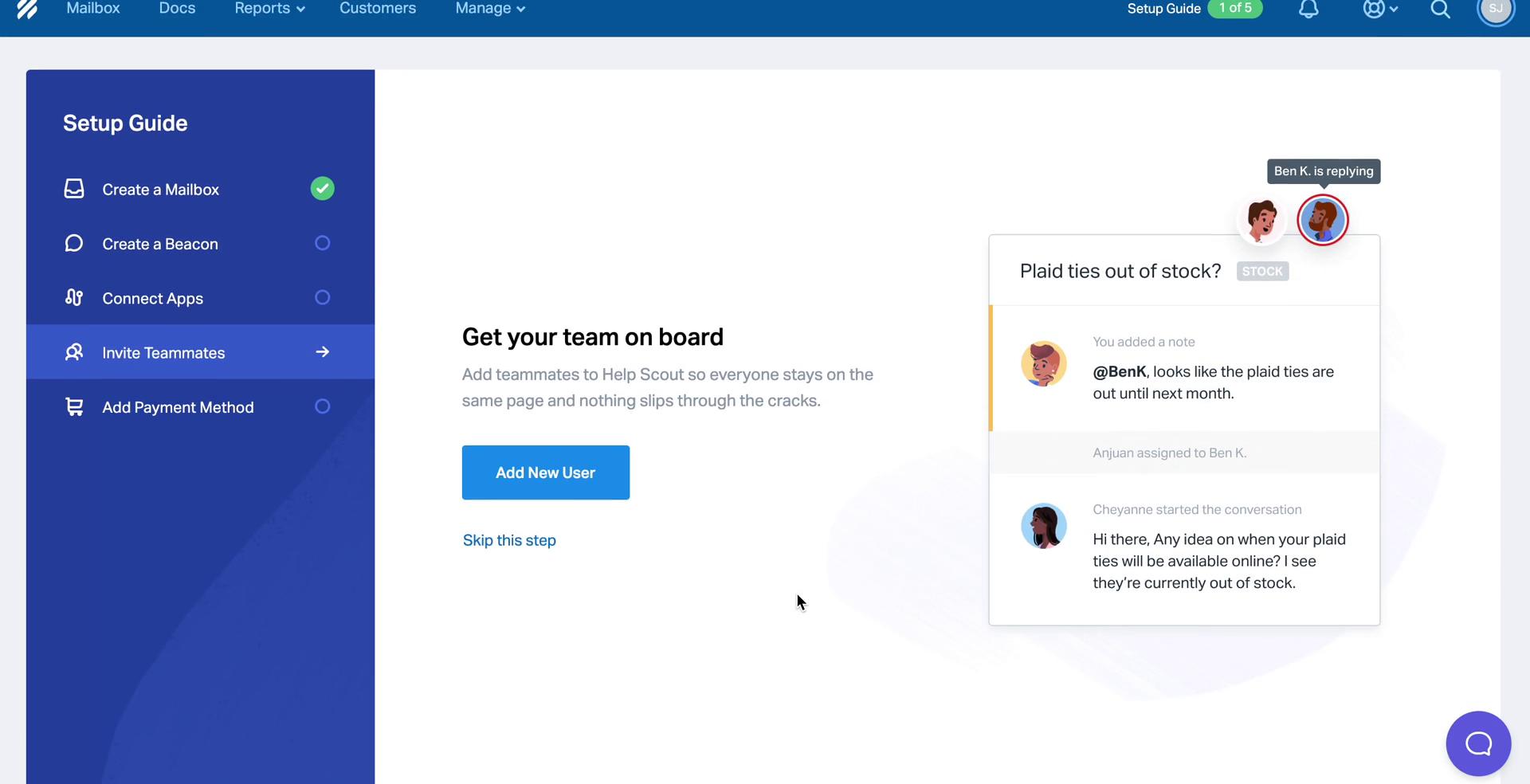 Onboarding screenshot