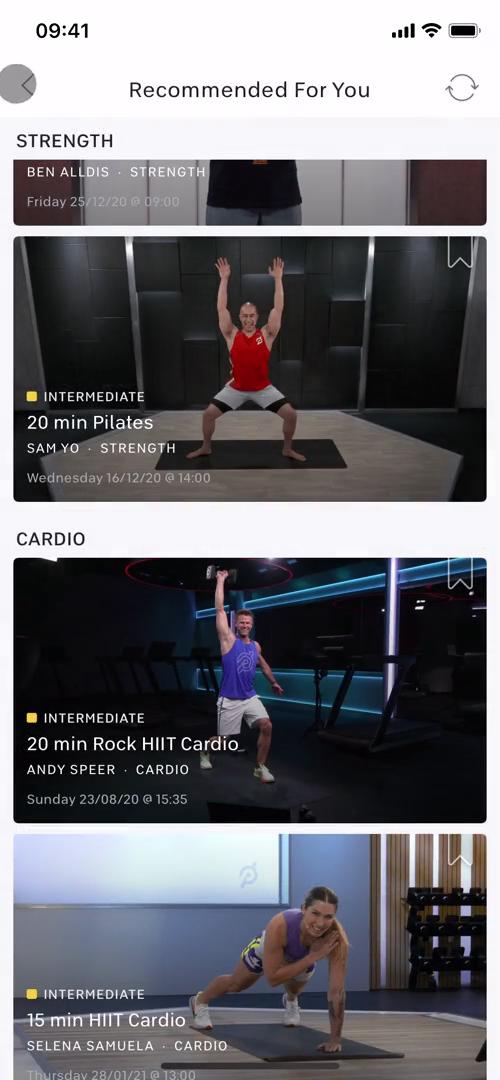 Scheduling a class on Peloton video thumbnail