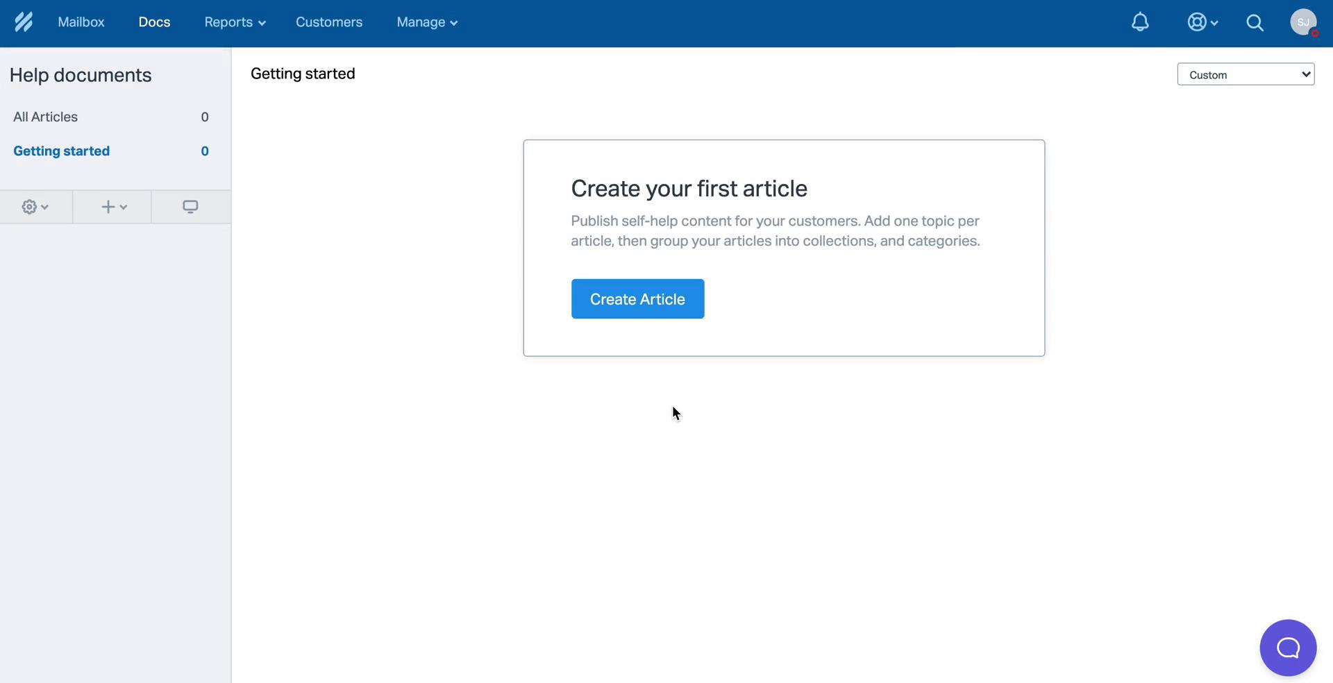 Creating a support article screenshot