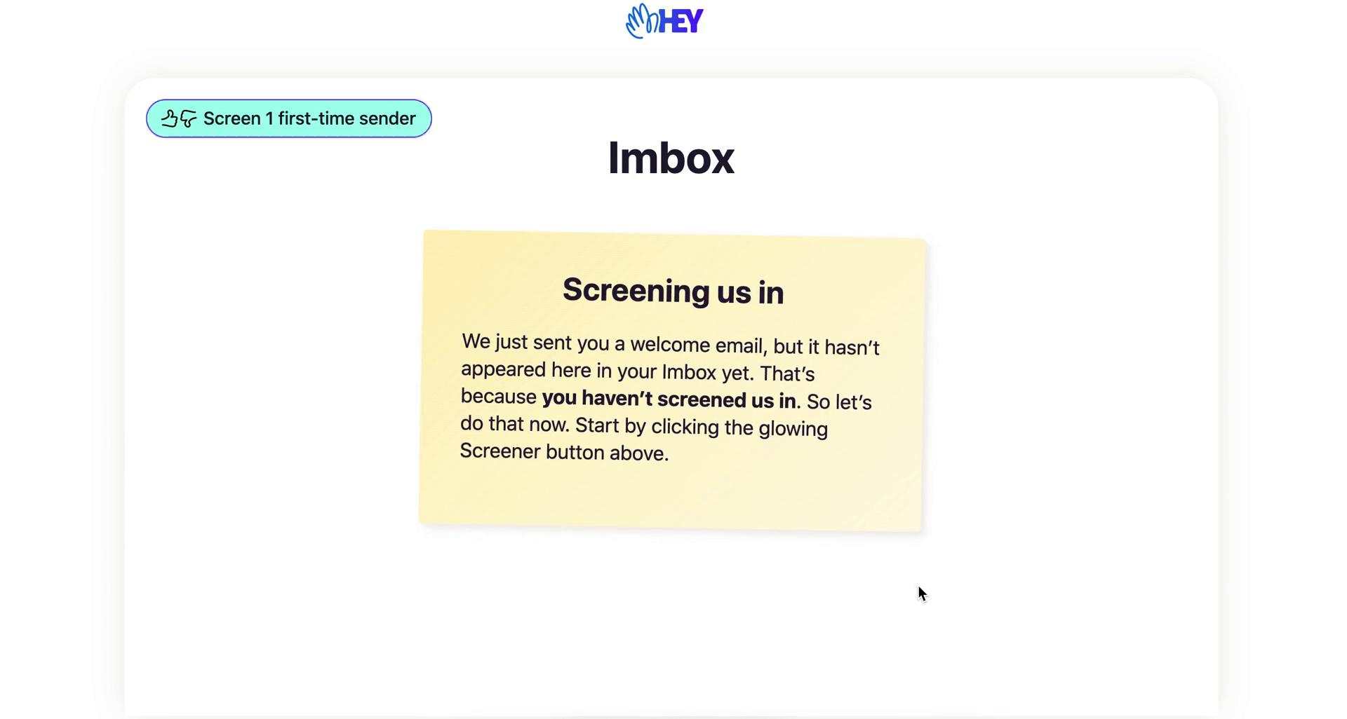 Onboarding on Hey video thumbnail