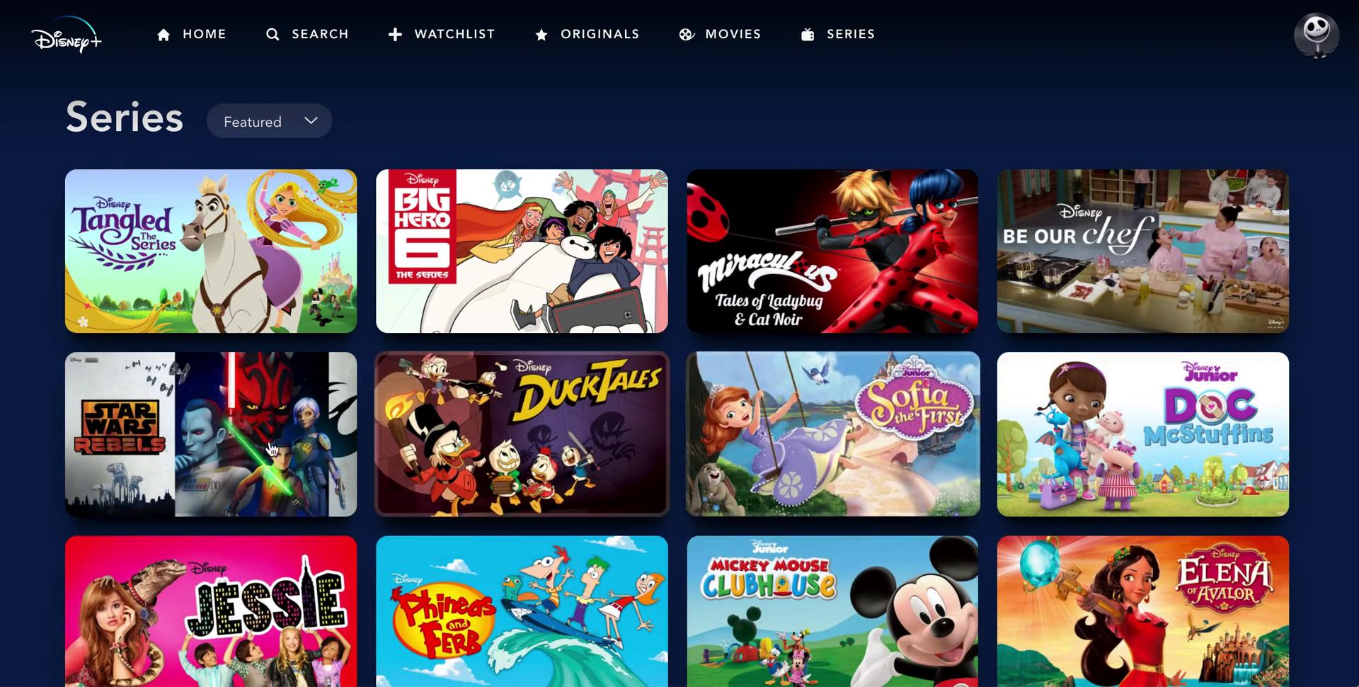 General browsing on Disney+ video thumbnail