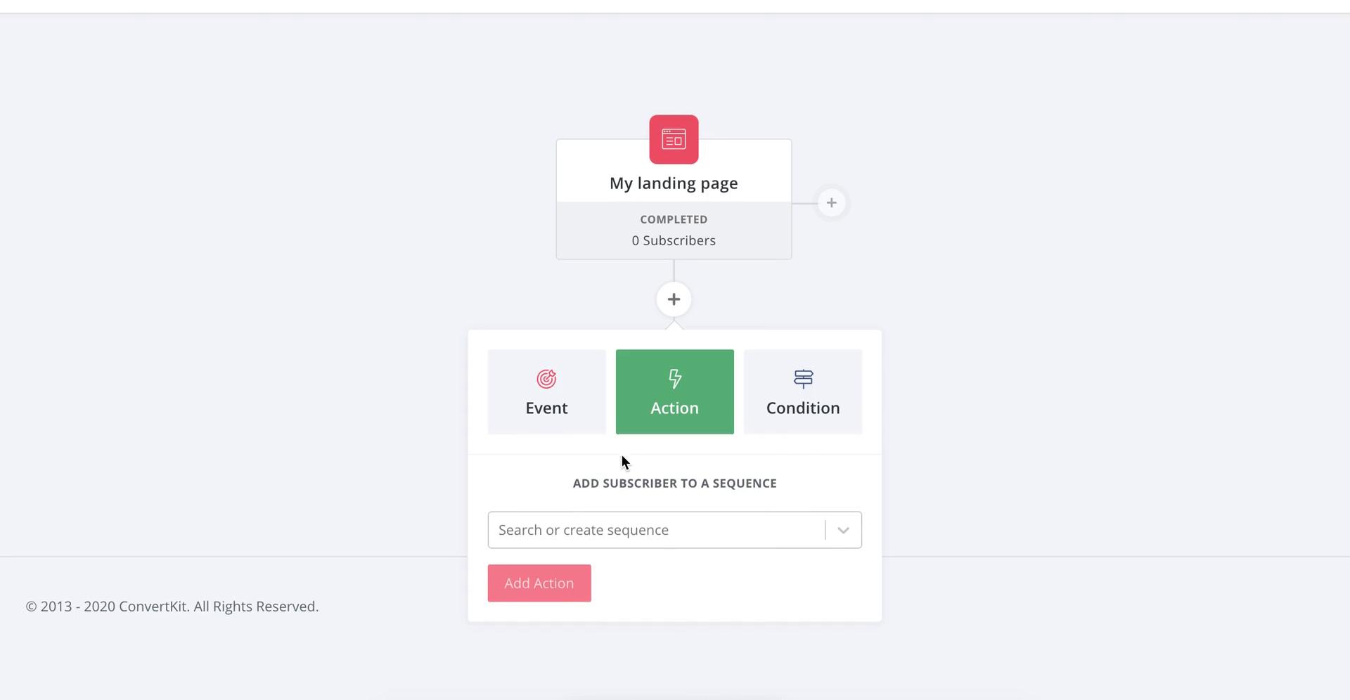 Creating an automation workflow screenshot