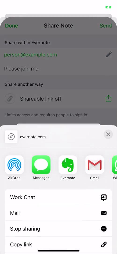 Sharing on Evernote video thumbnail