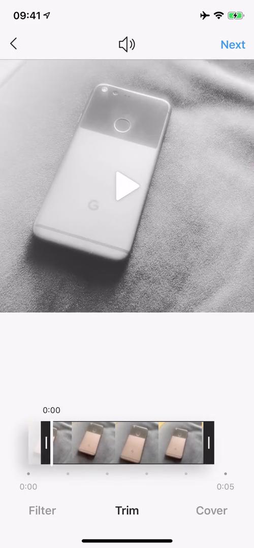 Sharing a video screenshot