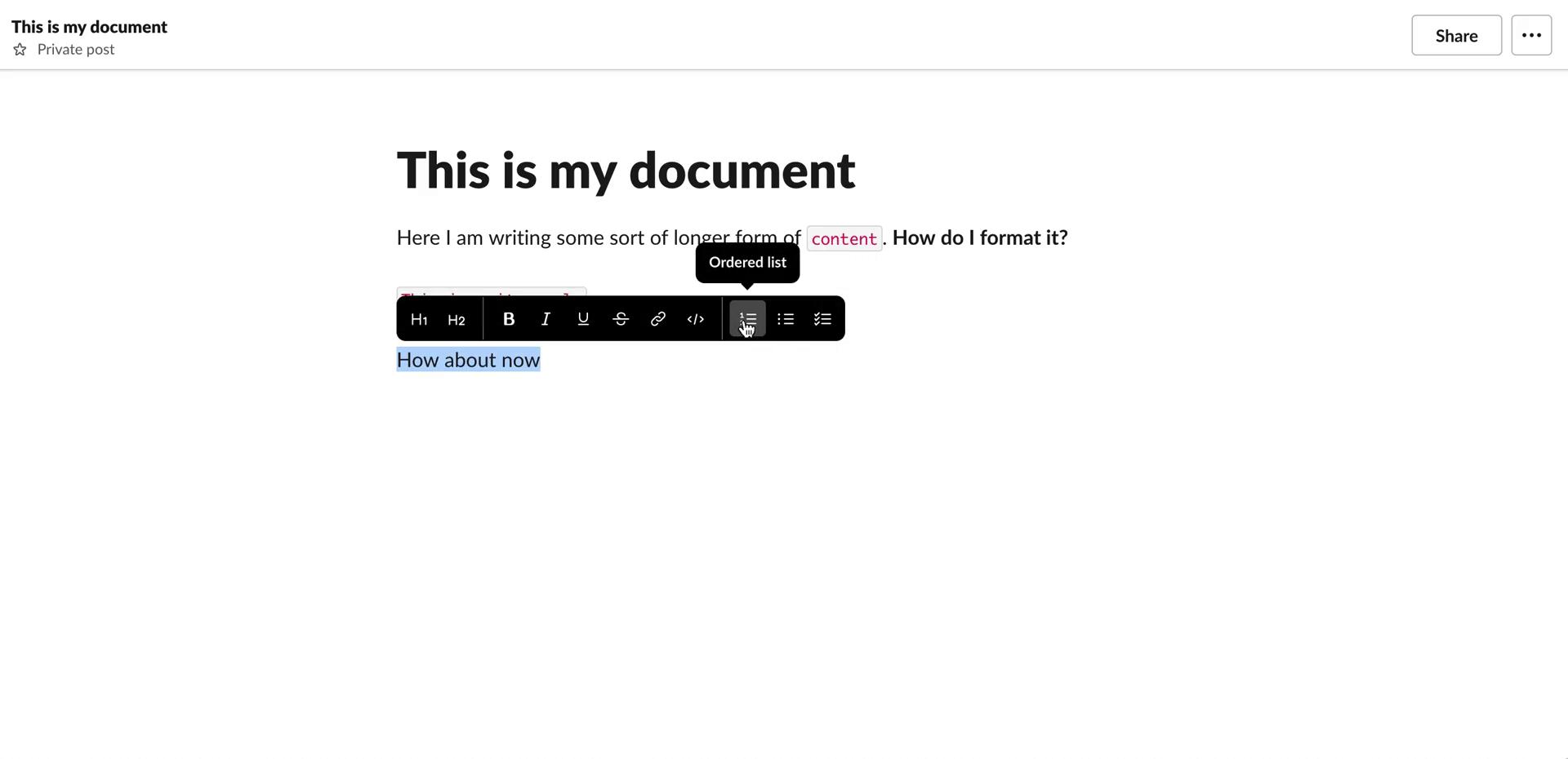 Creating a document screenshot