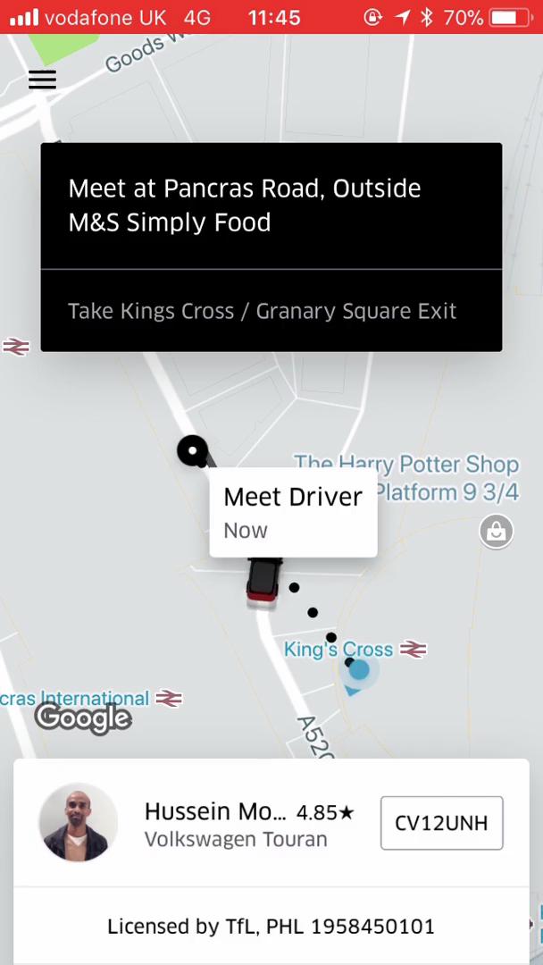 Booking transport on Uber video thumbnail