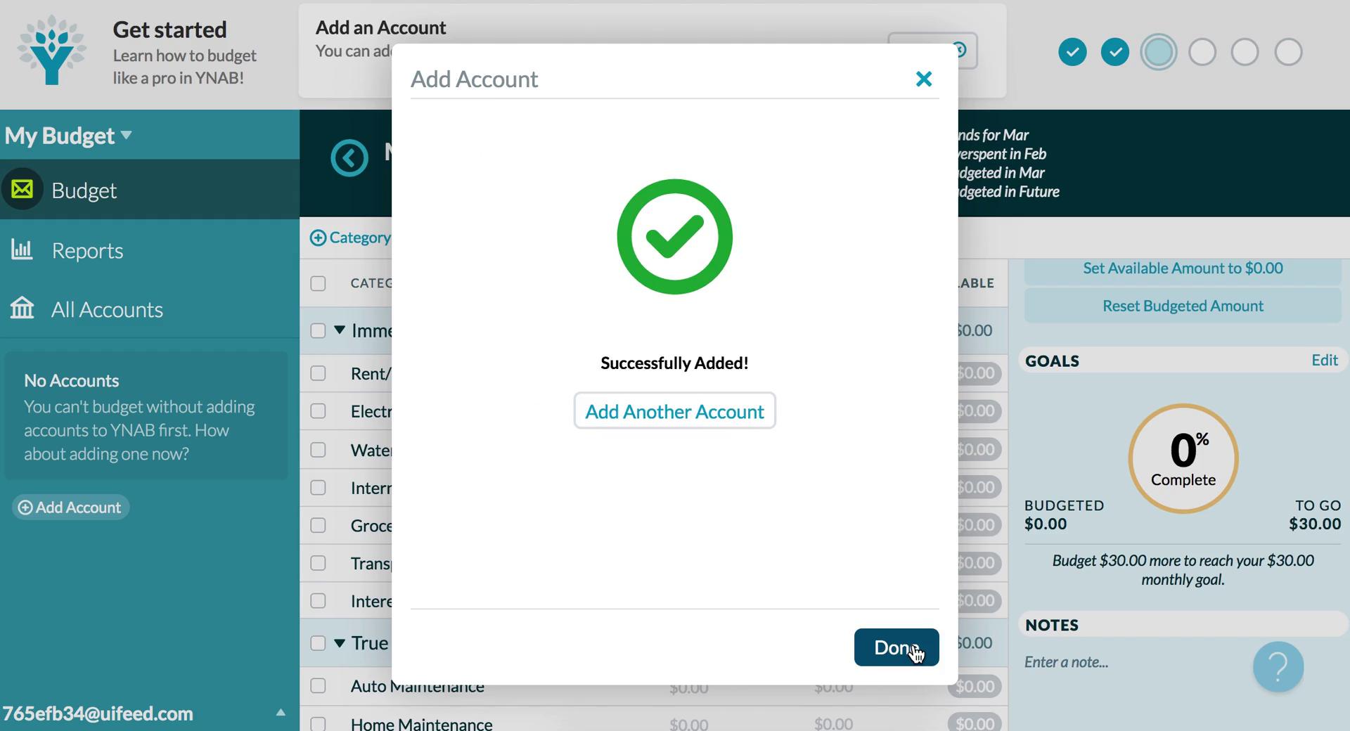 Onboarding screenshot