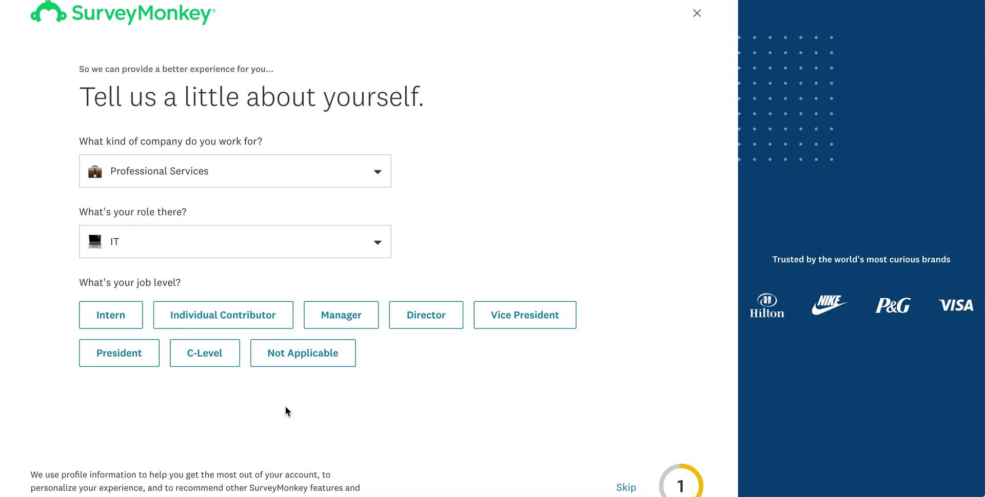 Onboarding screenshot