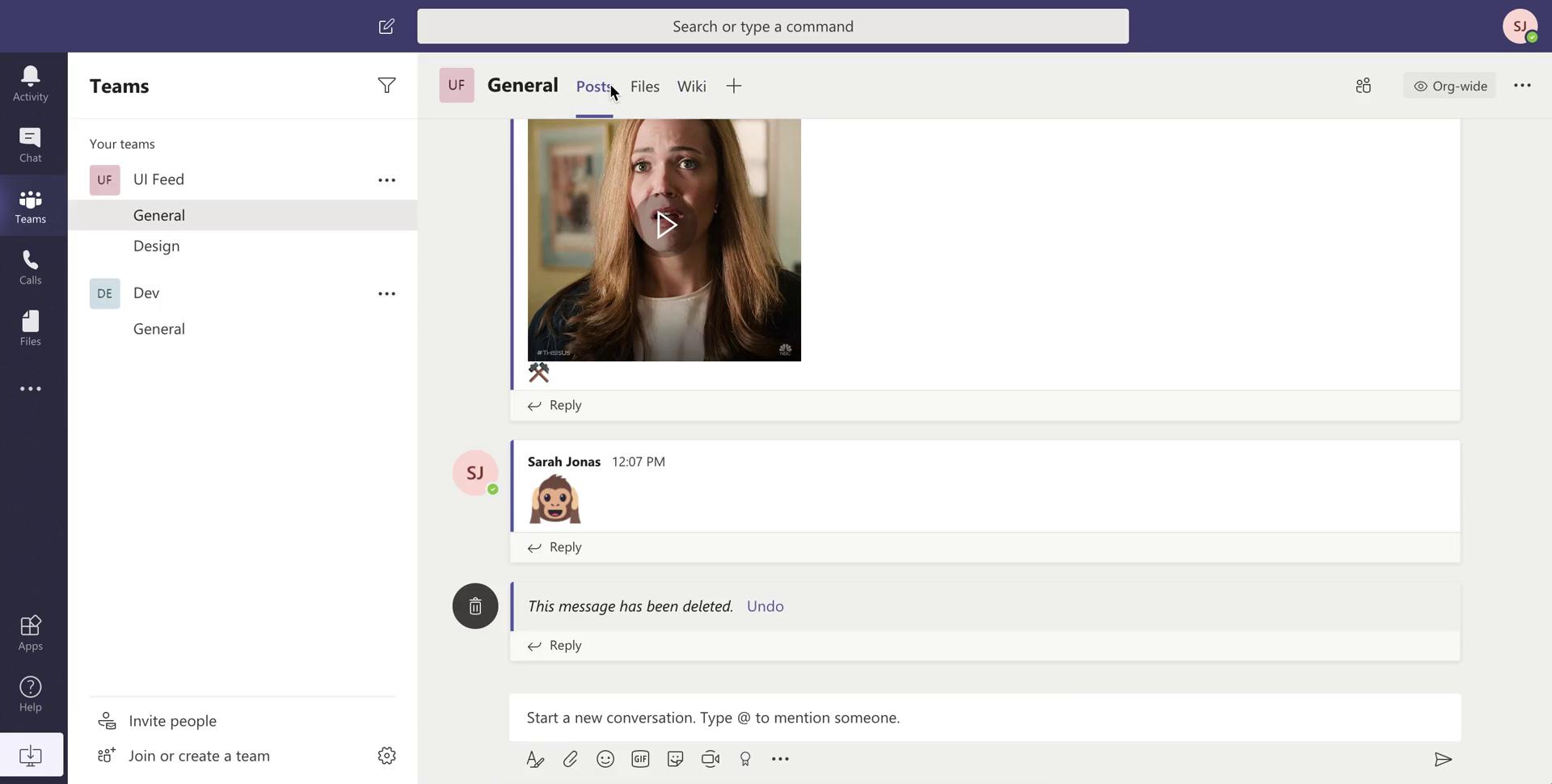 Chat on Microsoft Teams video thumbnail