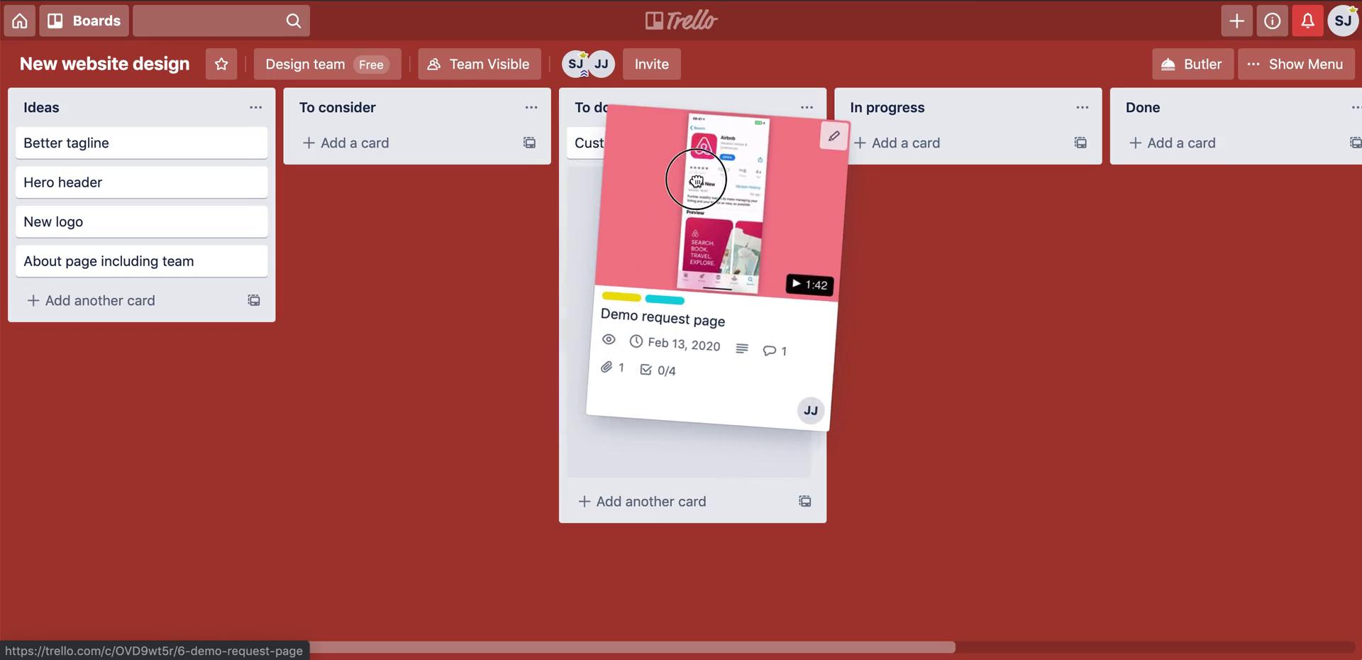 Tasks on Trello video thumbnail