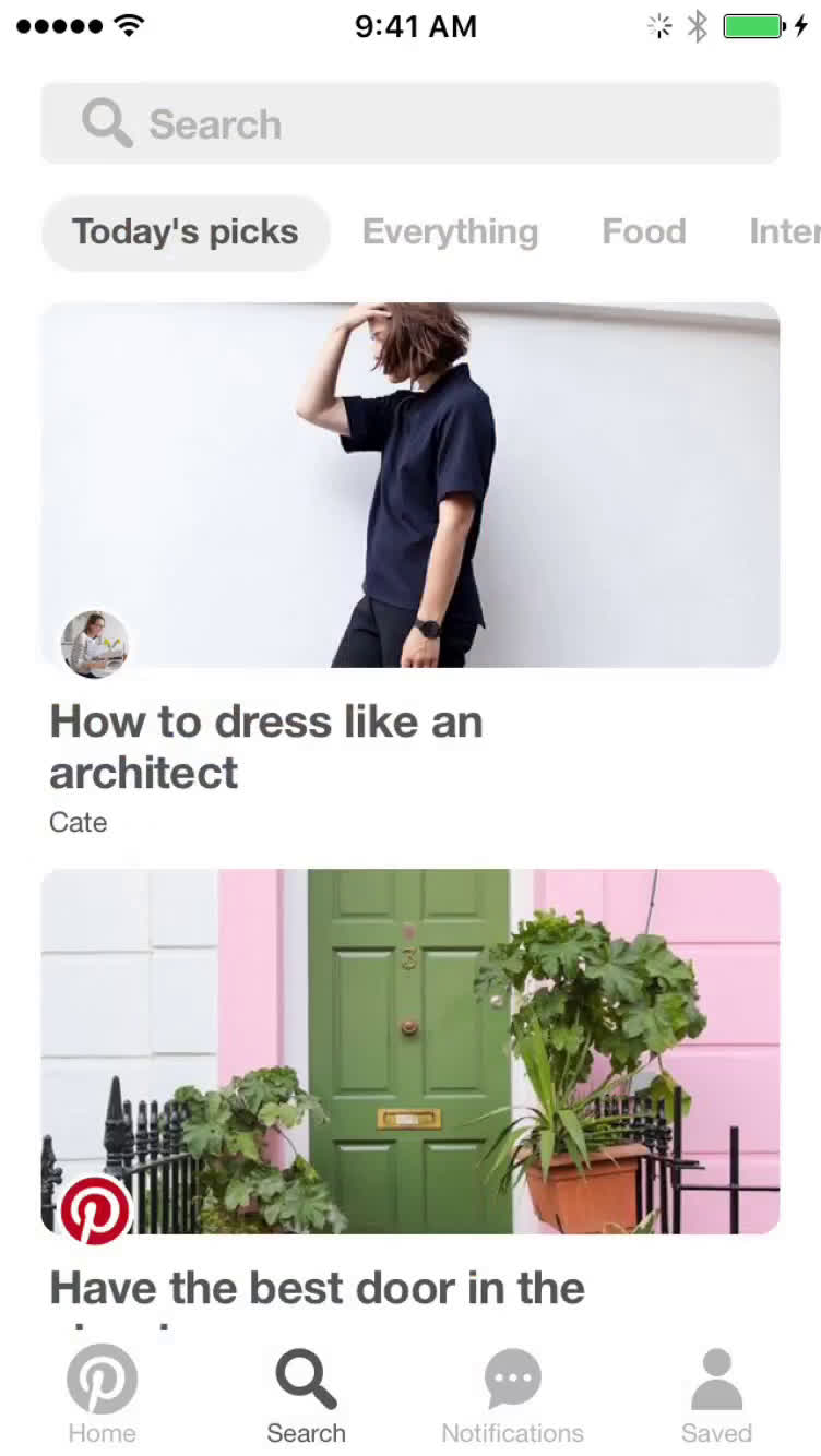 Searching on Pinterest video thumbnail