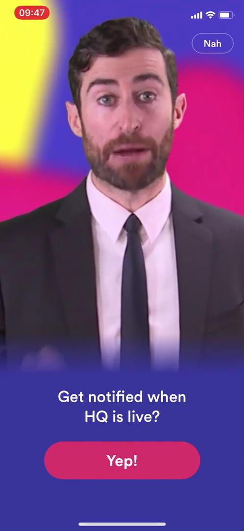 Onboarding on HQ Trivia video thumbnail