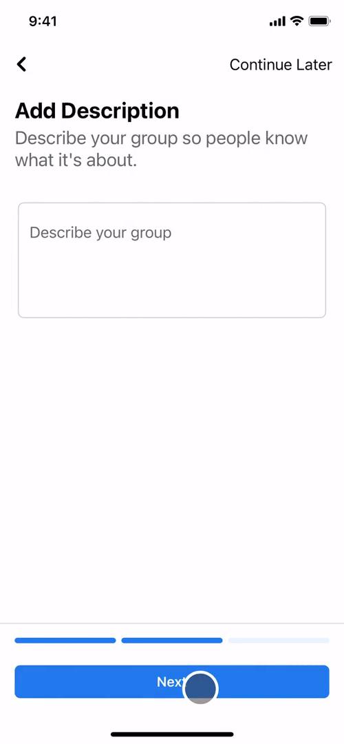 Creating a group screenshot