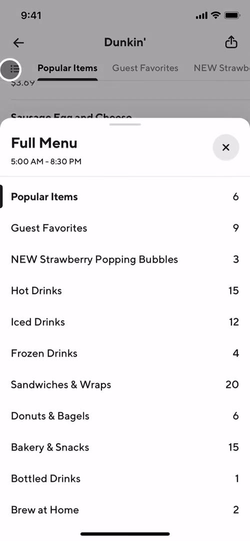 General browsing on DoorDash video thumbnail