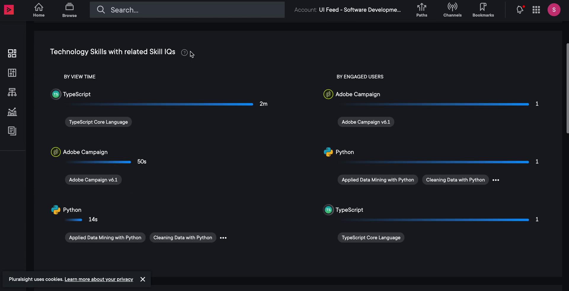 Analytics/Stats screenshot