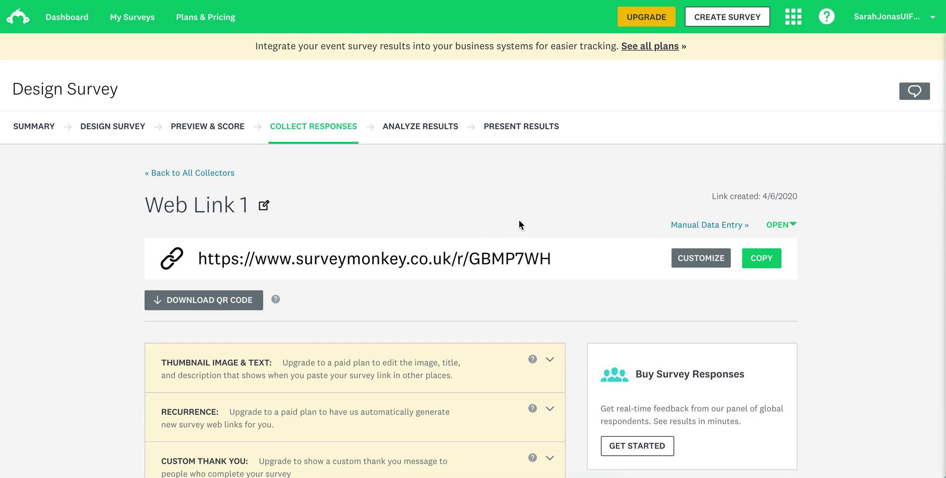 Creating a form on SurveyMonkey video thumbnail