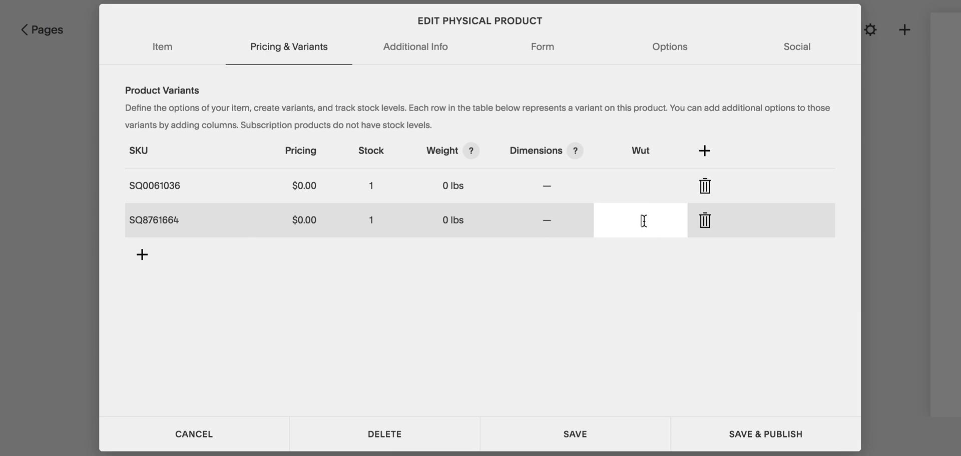 Adding a product screenshot