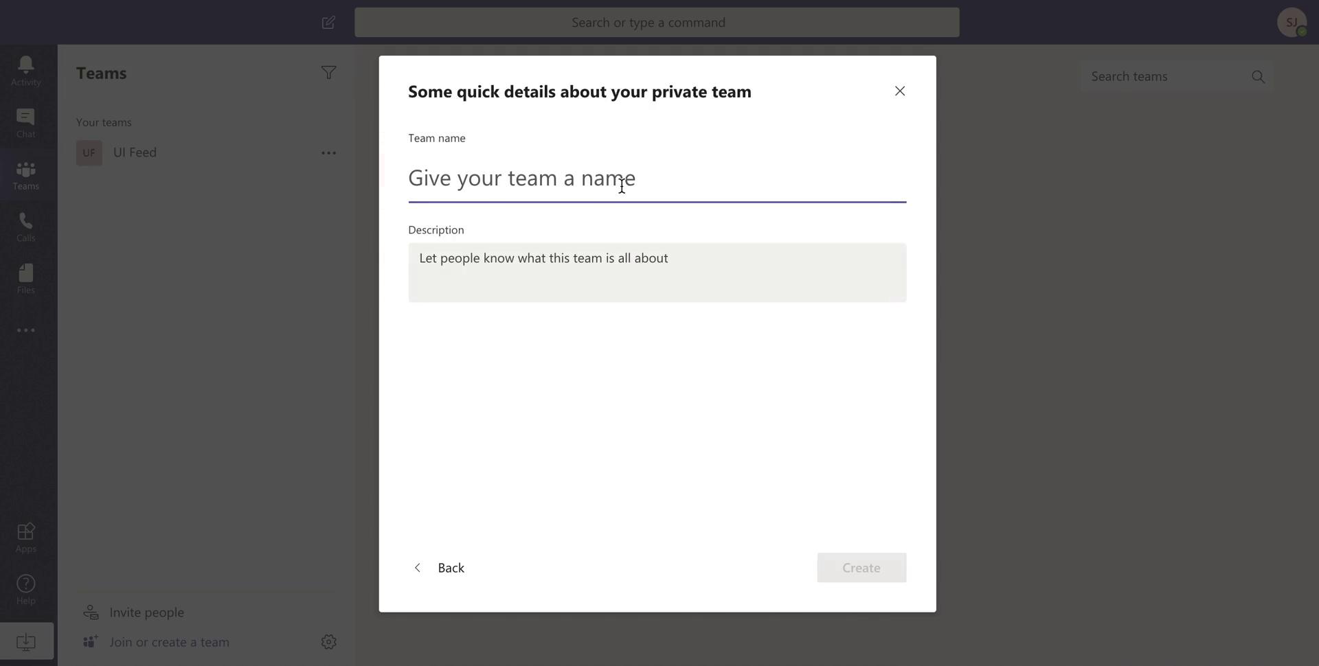 Creating a team on Microsoft Teams video thumbnail