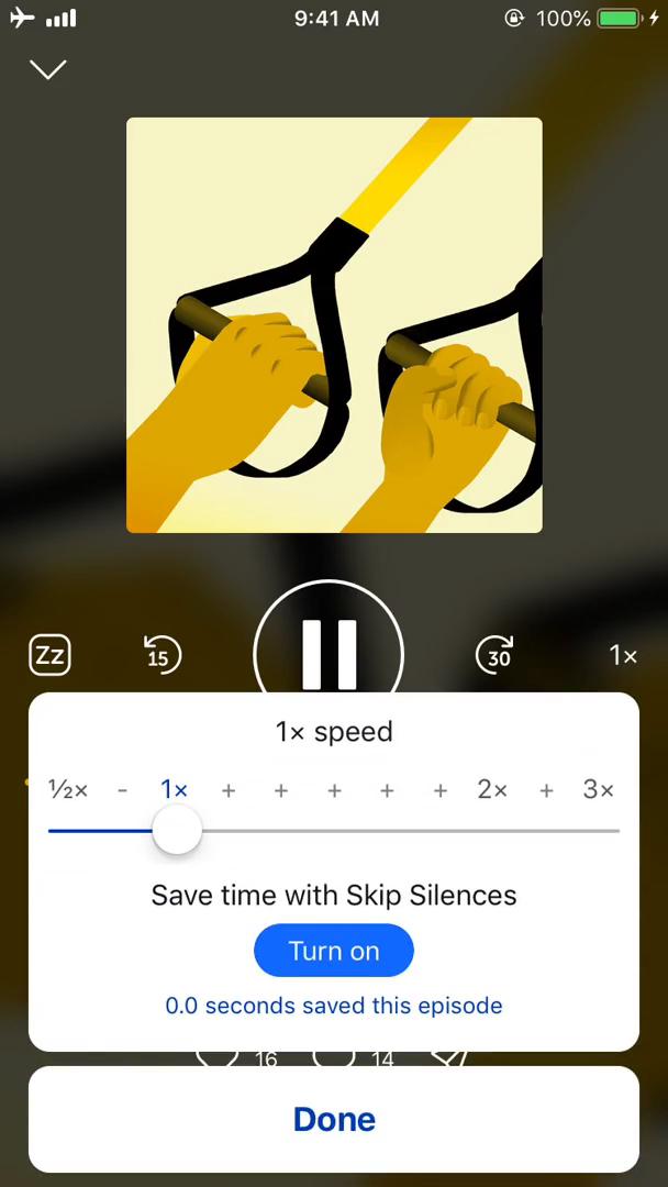 Listening screenshot