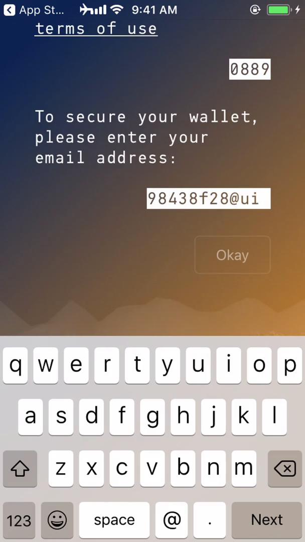 Onboarding screenshot