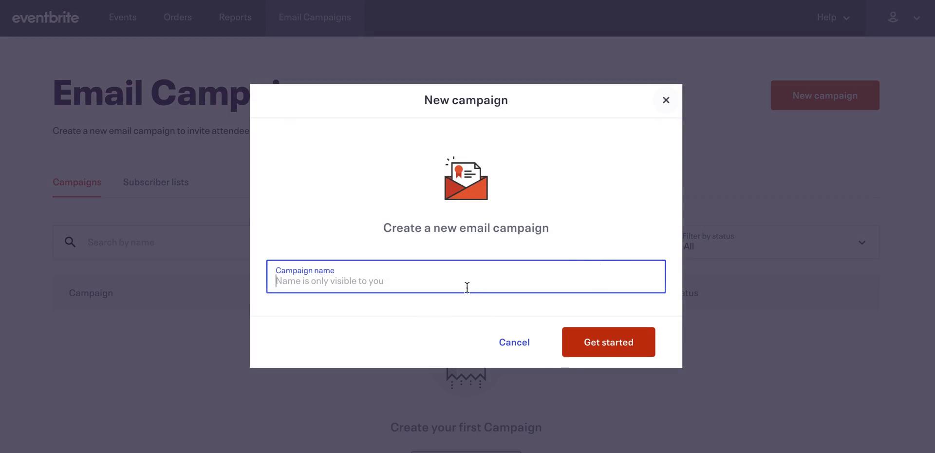 Creating an email campaign on Eventbrite video thumbnail