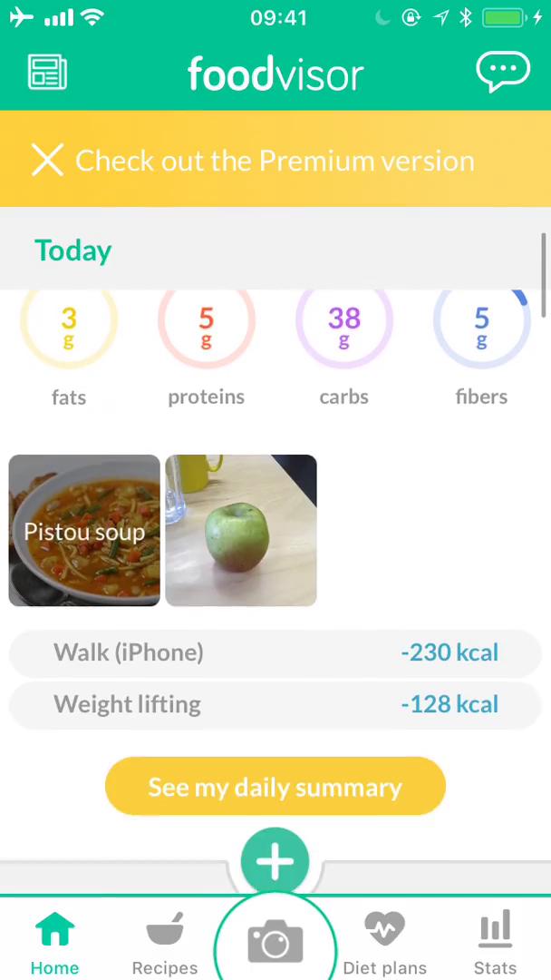 Tracking activity on Foodvisor video thumbnail